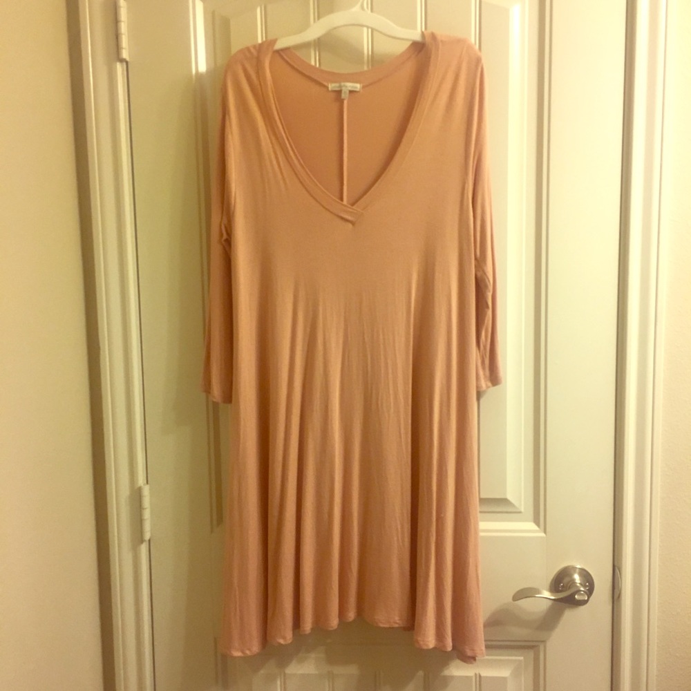 Baby pink Charlotte Russe t-shirt dress